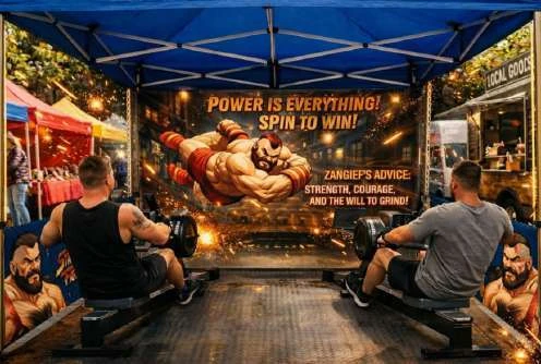 Power rowing challenge concept