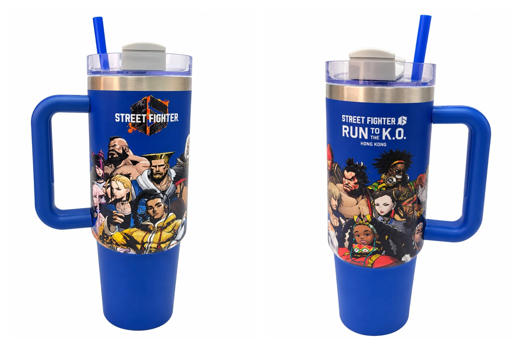 Street Fighter 6 Run 保温杯双面透明背景展示